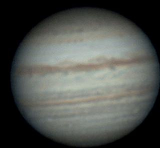 Jupiter – tache rouge (GIF animé)