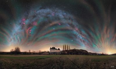 Airglow en Dordogne, photo primée par la NASA
