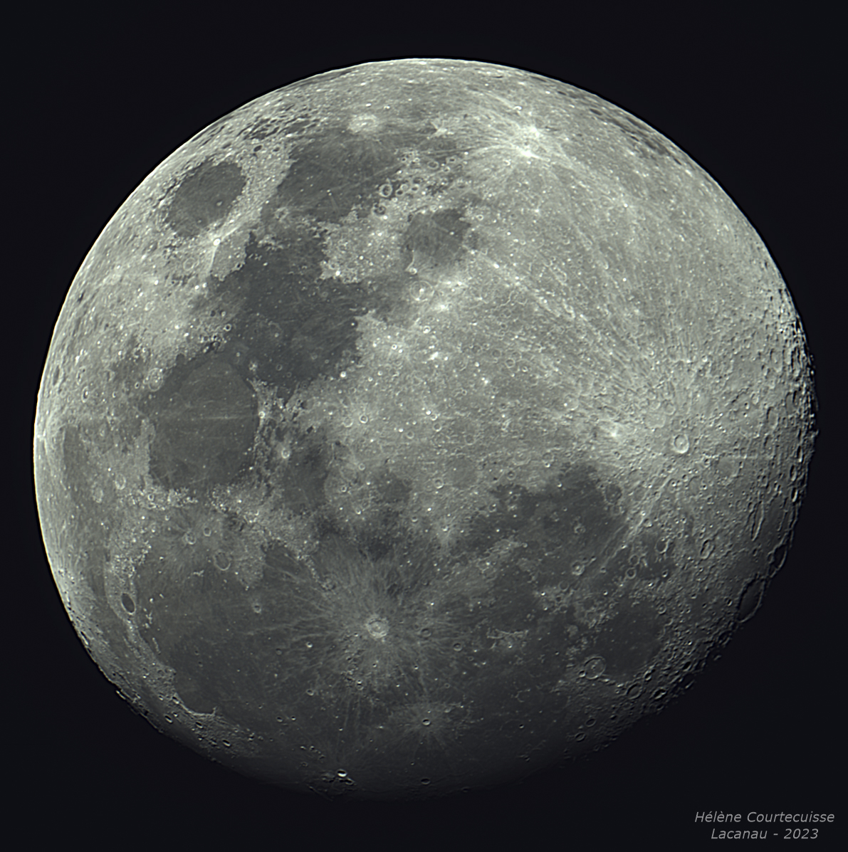 Lune, le 2/02/2023 (Lacanau)
