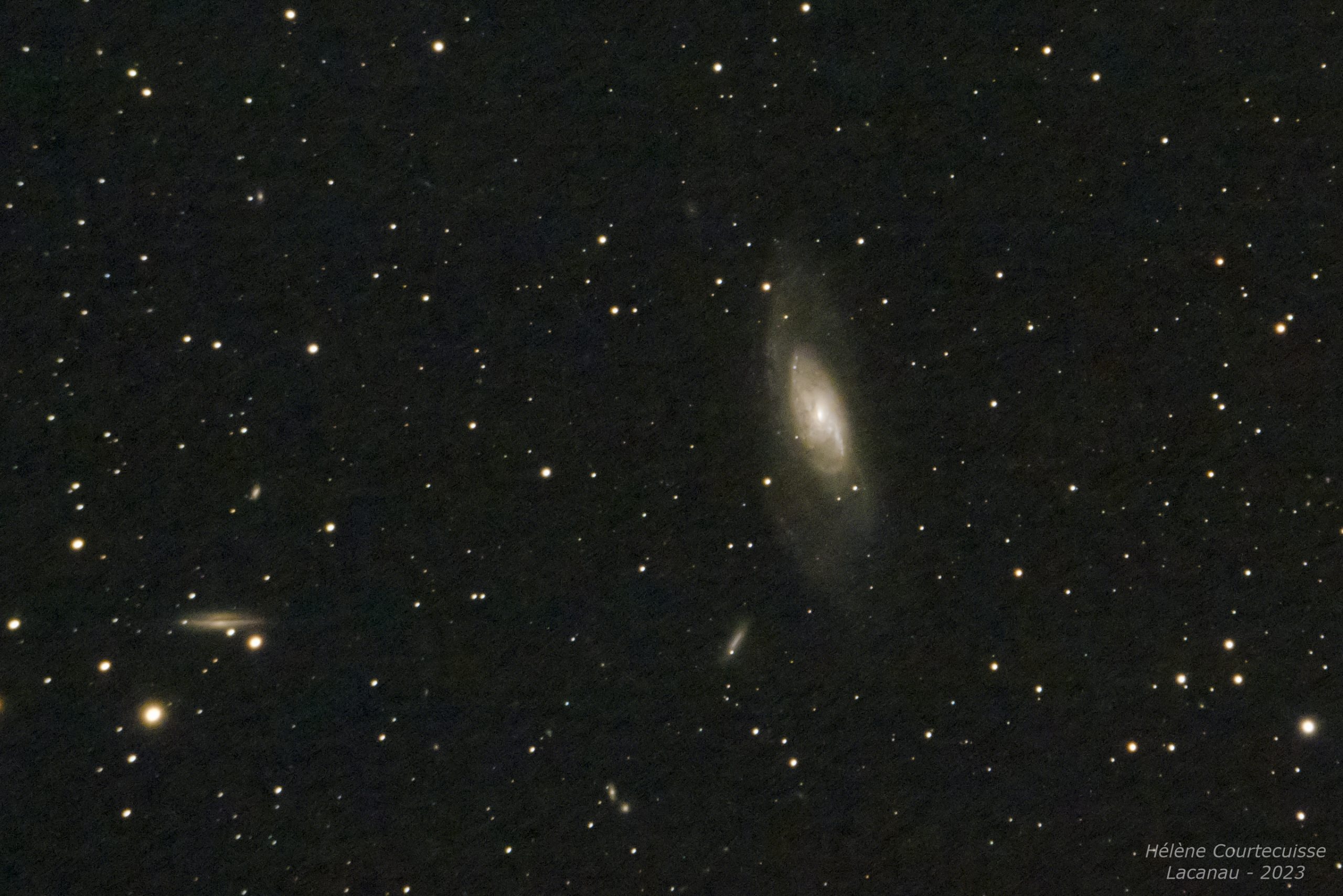 Galaxie M106, le 18/05/2023 (Lacanau)